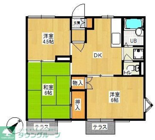 ヴェルデ新狭山の物件間取画像